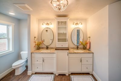 LED Lighting in Vanity Area